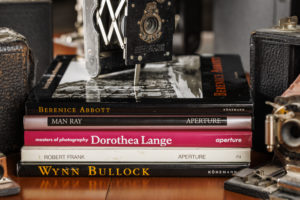 Photo showing books in the Aperture Masters of Photography series.